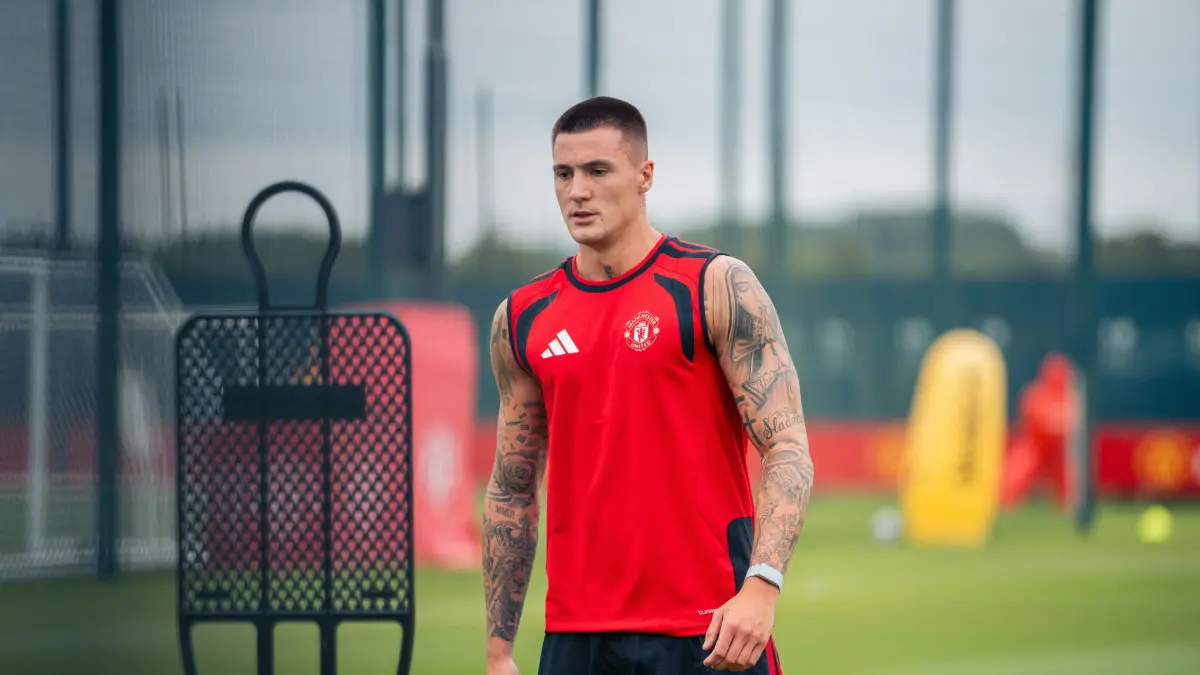 Benjamin Sesko saat latihan. (Instagram)