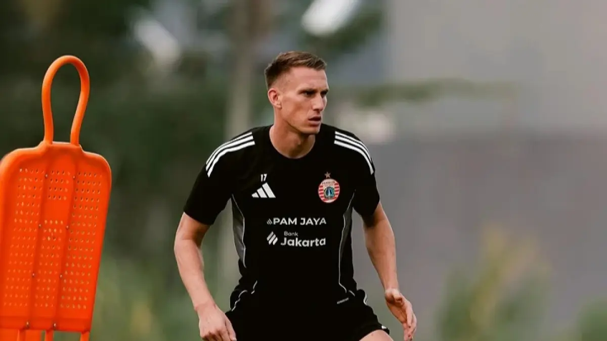 Skuad Persija sedang latihan. (IG Persija)