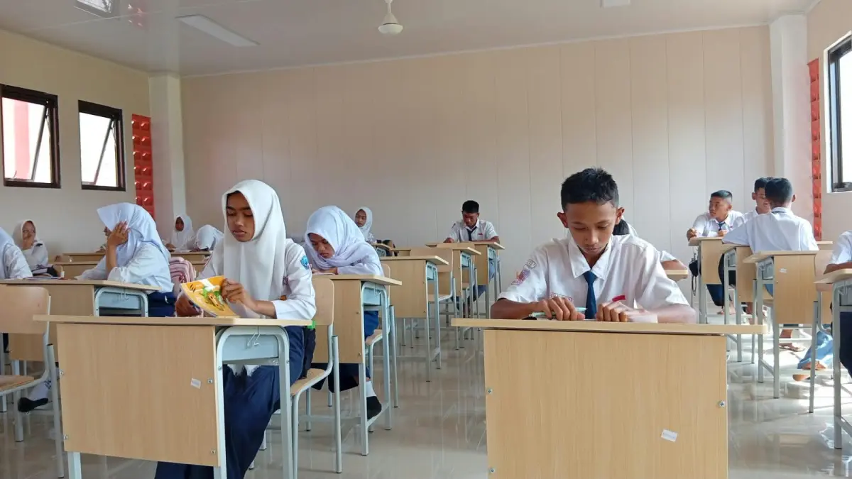 ADAPTASI: Aktivitas siswa SRT 1 Pacitan selama mengikuti pendidikan berasrama. Dok Jawa Pos Radar Pacitan