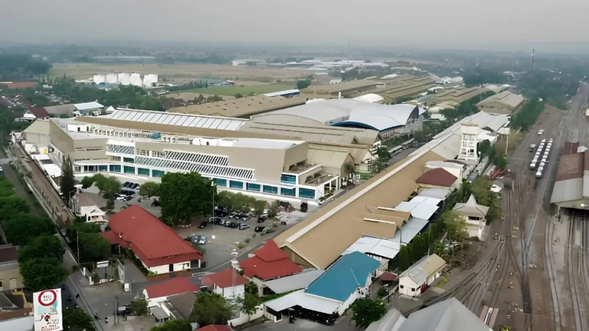 Kompleks kantor dan workshop produksi PT INKA di Jalan Yos Sudarso, Kota Madiun. (IG PT INKA)