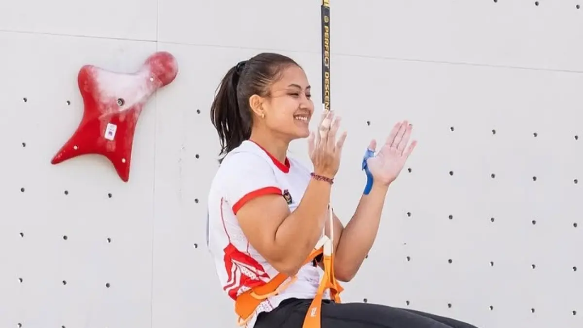 Desak Made Rita jadi salah satu andalan tim panjat tebing Indonesia. (Instagram)