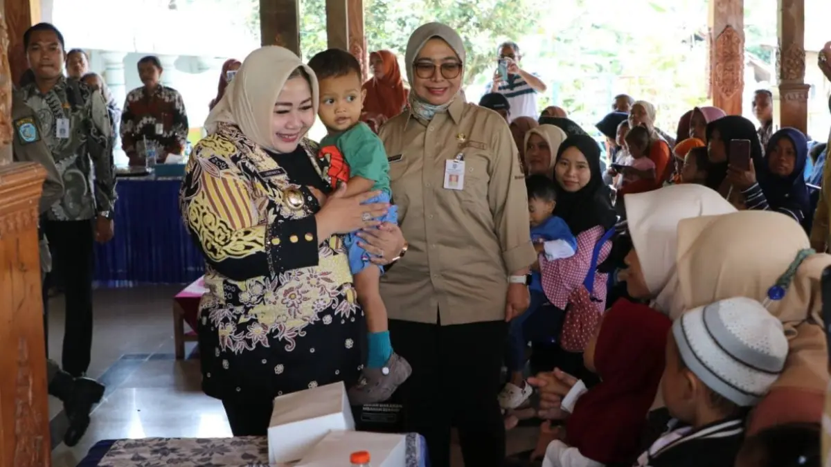 TERUS DITEKAN: Pemantauan tumbuh kembang anak sebagai bagian dari upaya penanganan stunting Ponorogo.