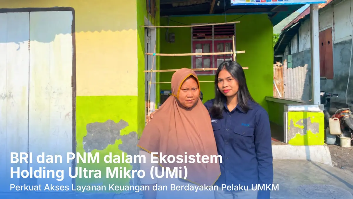 MENEMBUS PULAU: Violend Trintje Ory, Account Officer PNM Mekaar, menjangkau masyarakat di Banda Neira, Maluku Tengah.