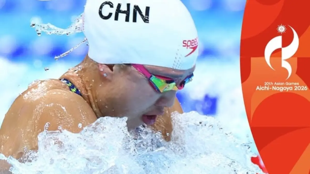Cabor renang jadi lumbung emas China.