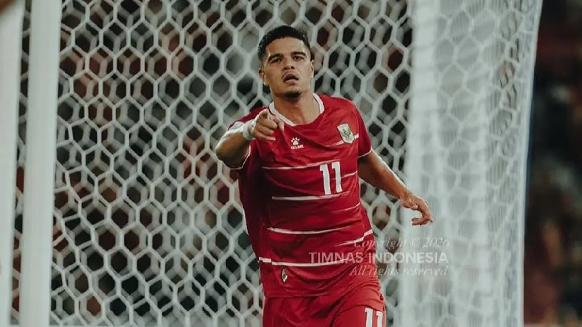 Selebrasi Ragnar usai cetak gol. (PSSI)