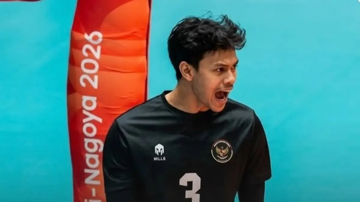 Indonesia menang 3-0. (Moji)