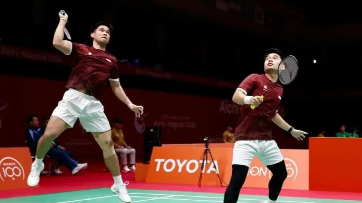 Leo/Daniel hari ini hadapi ganda putra China. (PBSI)