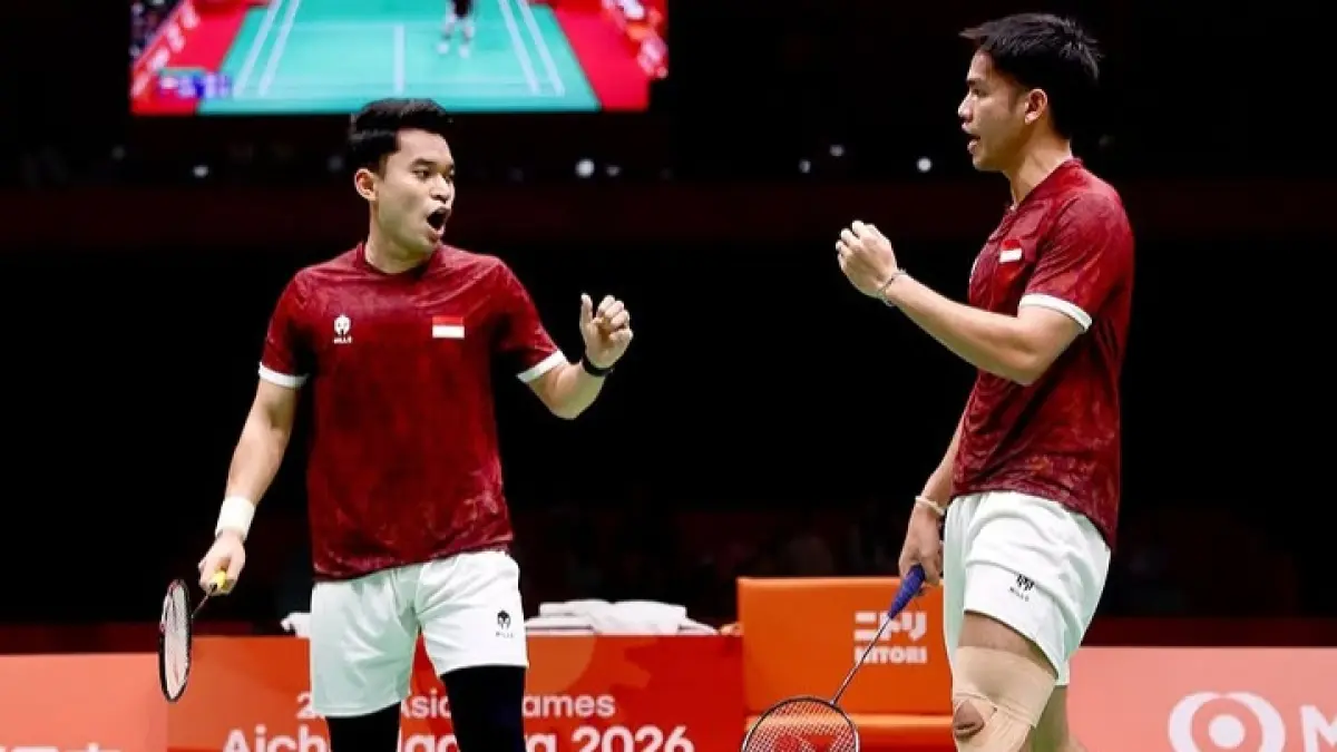 Leo/Daniel sumbang medali emas. (PBSI)