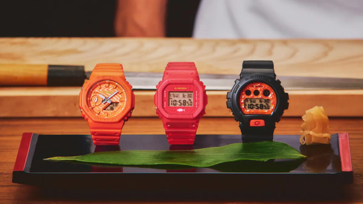 Casio G-SHOCK edisi khusus Sushi. (CASIO)