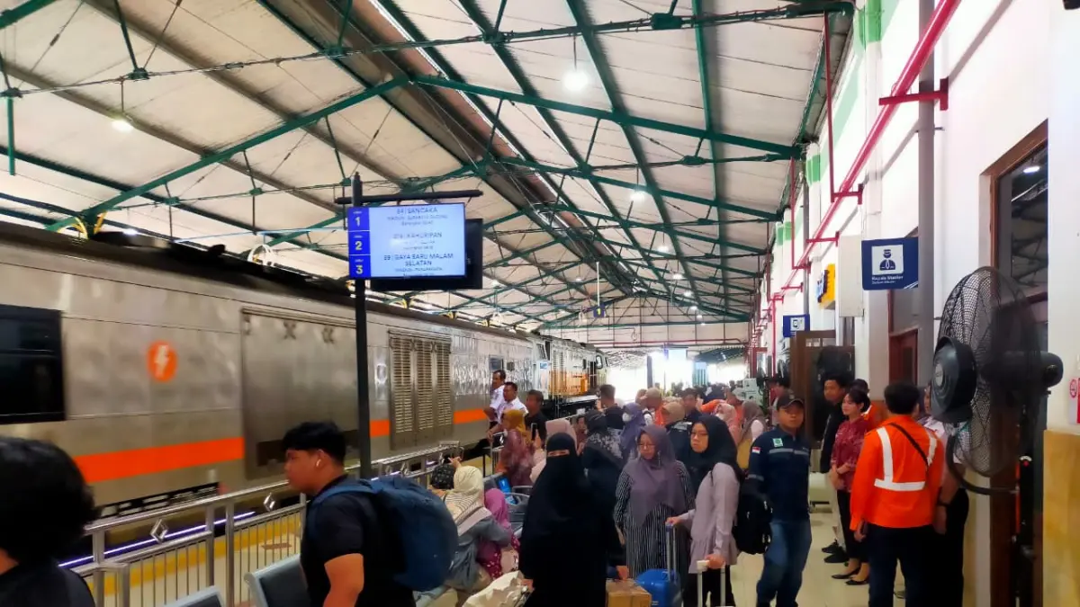 TERUS TUMBUH: KAI Daop 7 Madiun memberangkatkan 466.021 penumpang sepanjang September 2026.