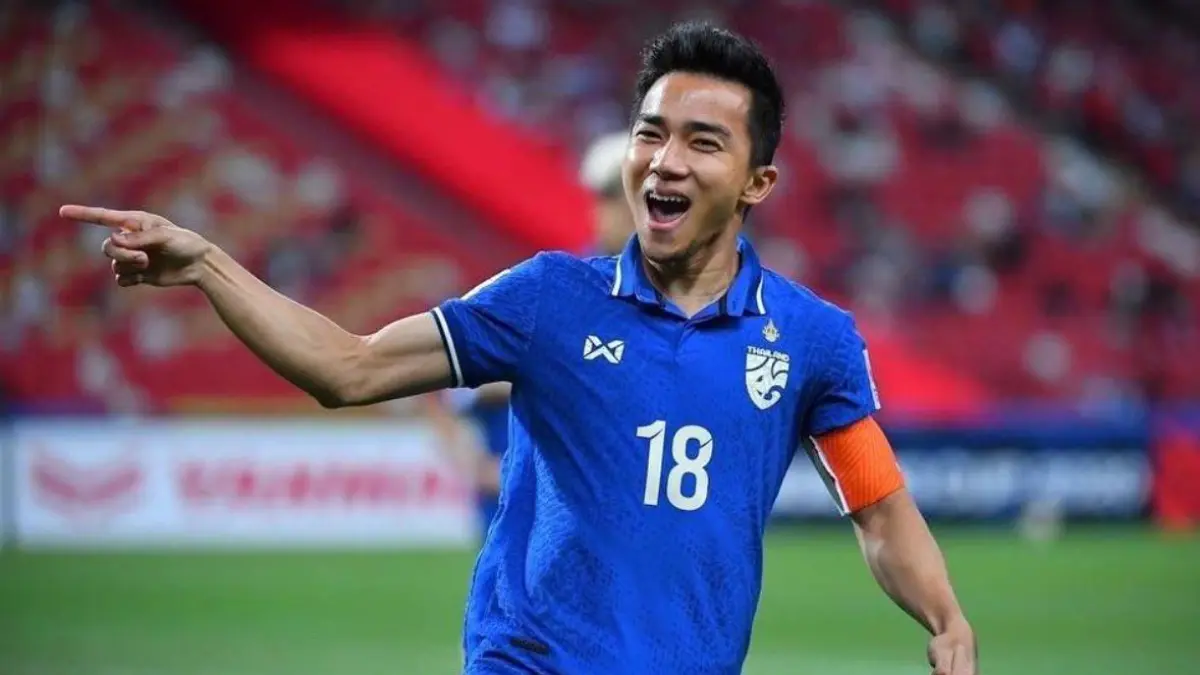 Kapten Timnas Thailand Chanathip Songkrasin. (THANHIEN)
