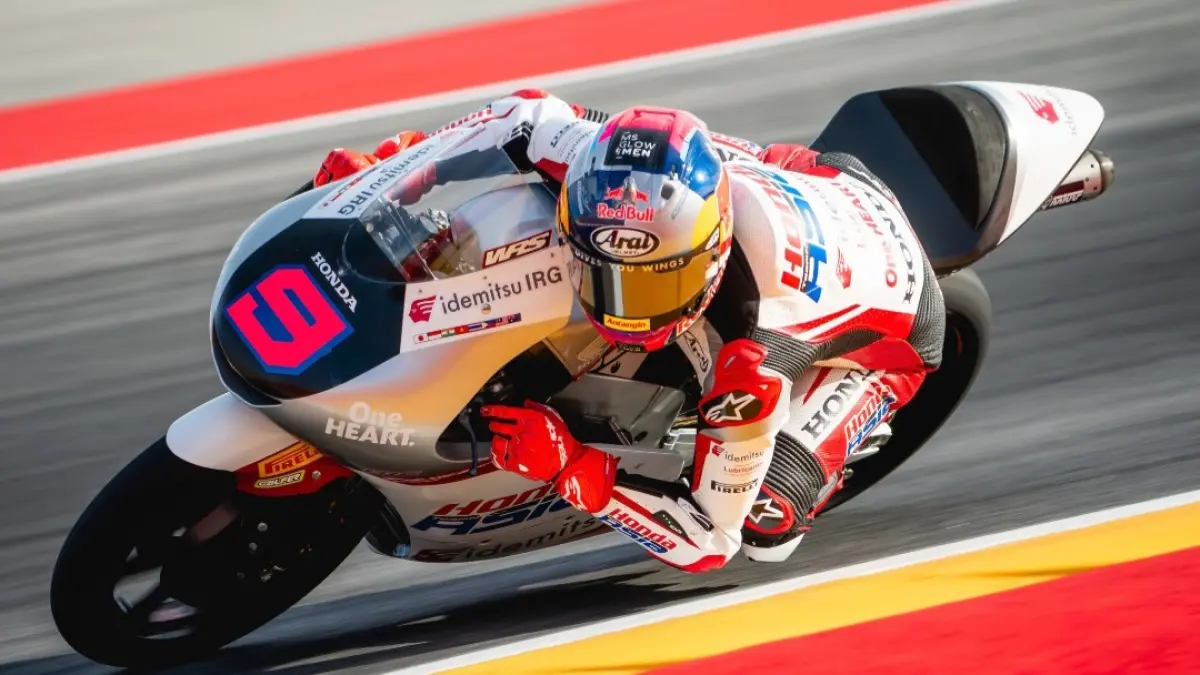 Vega Ega Pratama saat ini di urutan 8 klasemen. (Honda Team Asia)