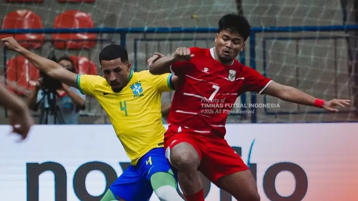 Indonesia kalah 0-3. (Timnas Futsal)