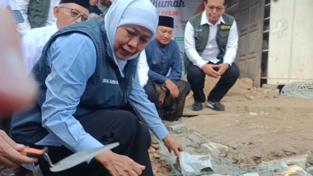Belasan Ribu RTLH Baru Diperbaiki 14 Unit, Khofifah Minta Pacitan Tambah Usulan