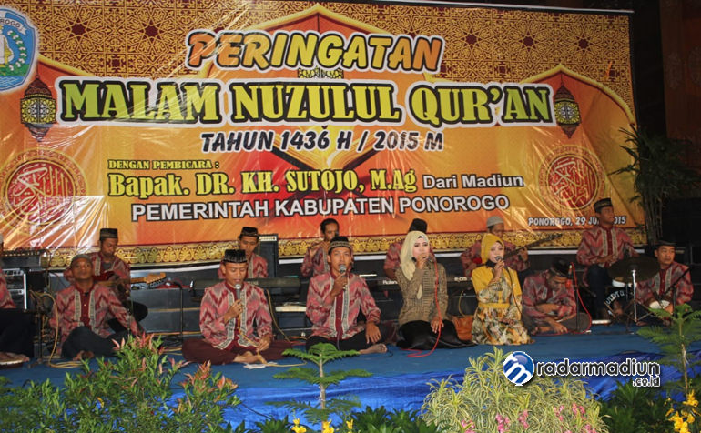 ISLAMI: Nada Utama 99 saat tampil mengisi salah satu acara pemkab beberapa waktu lalu.