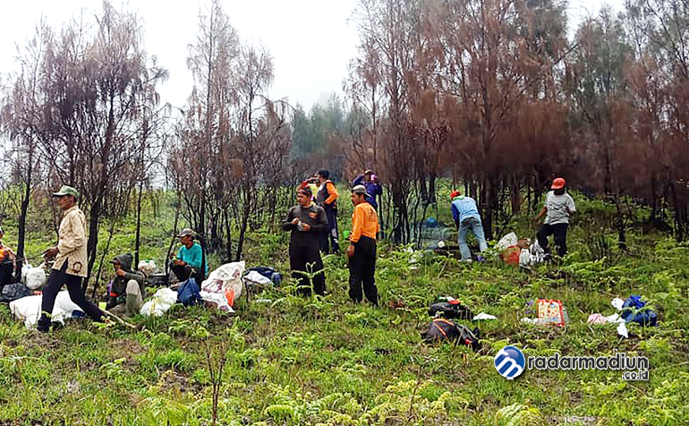 SABANA: Jalur pendakian via Ngiliran dalam proses peremajaan dan bakal selesai akhir bulan ini.