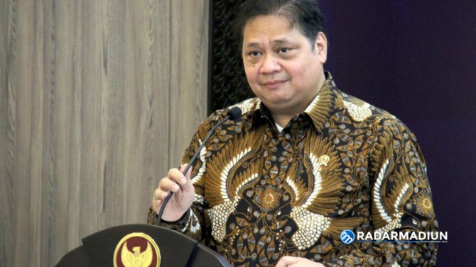 Menko Perekonomian Airlangga Hartarto.