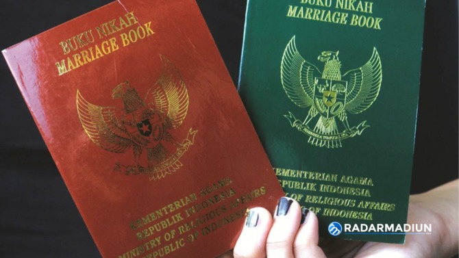 ILUSTRASI: Buku nikah.