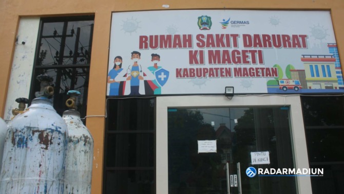 PASTIKAN KESIAPAN: RSD Ki Mageti diandalkan untuk mengantisipasi lonjakan kasus korona pada momen Nataru. (DOK. JAWA POS RADAR MAGETAN)
