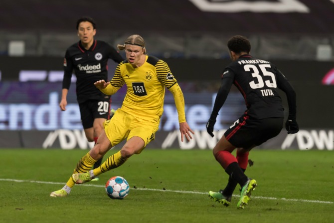 Penyerang Borussia Dortmund Erling Haaland. (Twitter Erling Haaland)