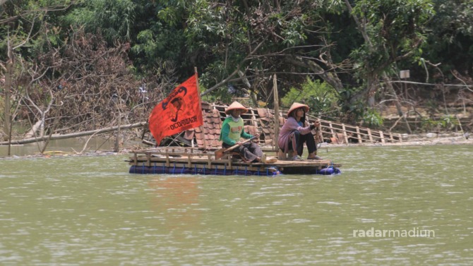 WISATA BARU: Kemunculan Telaga Sarean dan Ngeblak merupakan hasil dari pengairan Waduk Bendo di Ponorogo. (AJI PUTRA/JAWA POS RADAR PONOROGO)