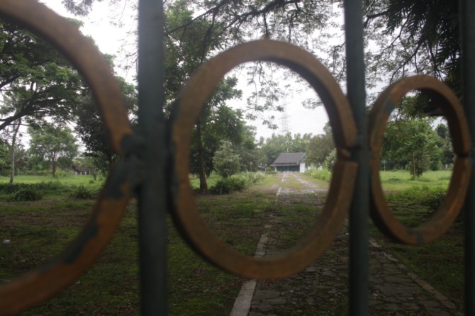 SITUS: Kondisi rumah dr Radjiman Wedyodiningrat di Ngawi. (ASEP SYAEFUL/RADAR NGAWI)