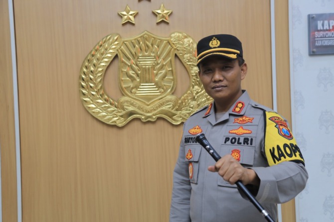 Kapolres Madiun Kota AKBP Suryono (BAGAS BIMANTARA/JAWA POS RADAR MADIUN)