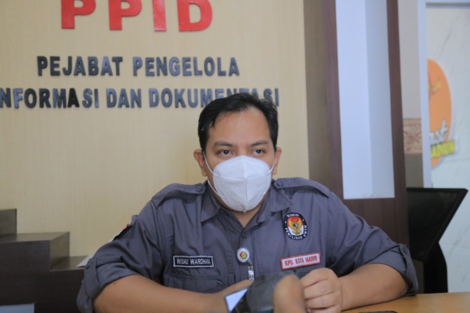 Ketua KPU Kota Madiun Wisnu Wardhana