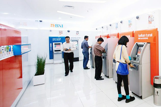 Layanan ATM BNI. (ISTIMEWA)