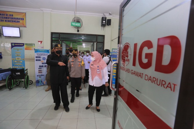 TAK LIBUR: UGD RSUD Kota Maidun tetap beroperasi 24 jam selama momen Idul Fitri. (Dokumen/JAWA POS RADAR MADIUN)
