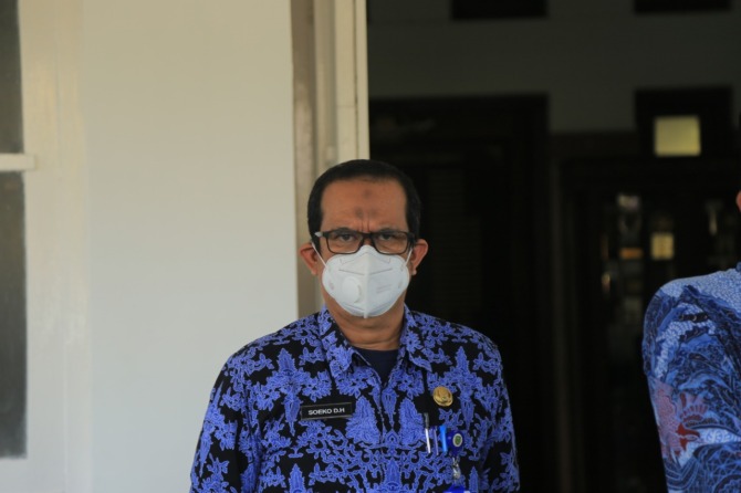 Sekda Kota Madiun Soeko Dwi Handiarto (DOKUMEN RADAR MADIUN)