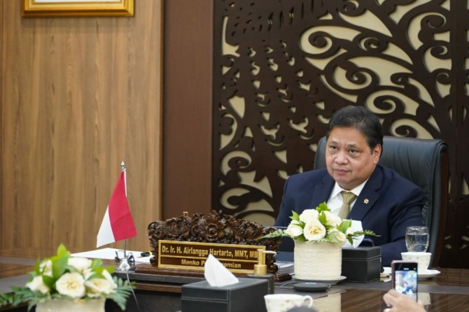 Menko Perekonomian Airlangga Hartarto