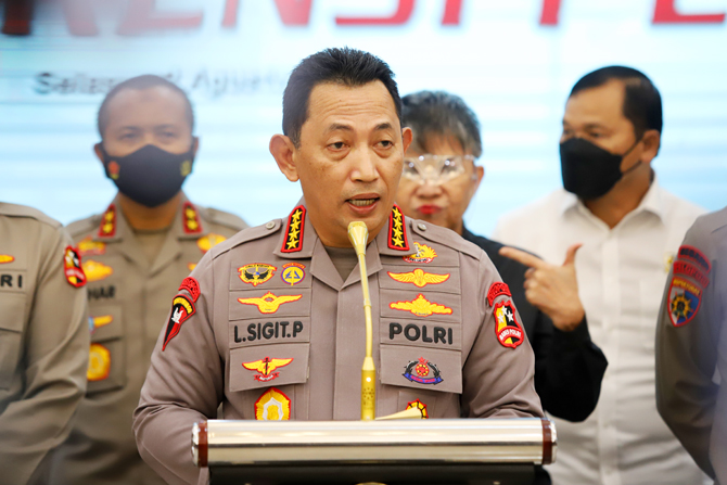 Kapolri Jenderal Pol Listyo Sigit Prabowo