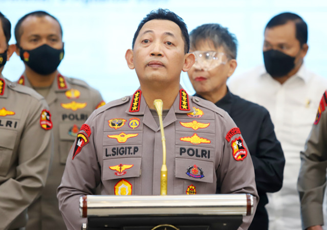 Kapolri Jenderal Pol Listyo Sigit Prabowo (Dery Ridwansah/JawaPos.com)