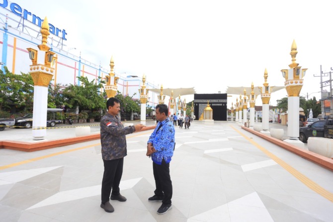 COMING SOON: Kawasan objek wisata religi di kawasan Sumber Umis atau Pahlawan Religi Center bakal diresmikan bulan ini. (BAGAS BIMANTARA/JAWA POS RADAR MADIUN)