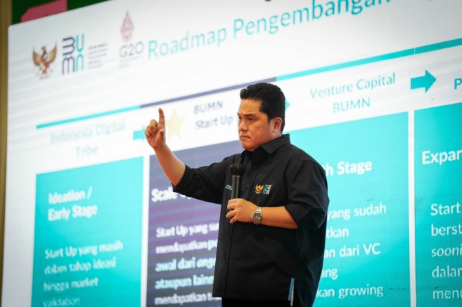 Menteri BUMN Erick Thohir
