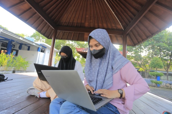 PENDIDIKAN: Program BBM terus berlanjut. Pemkot optimistis IPM Kota Madiun semakin meningkat. (BAGAS BIMANTARA/JAWA POS RADAR MADIUN)