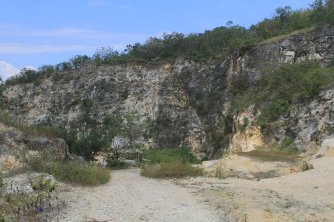 BAKAL LAHAN: Monumen Reog dan Museum Peradaban bakal dibangun di Bukit Gamping, Sampung. (AJI PUTRA/JAWA POS RADAR MADIUN)