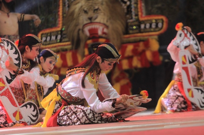 Reog Ponorogo Tampil dalam KTT G20 di Bali. (DOK RADAR PONOROGO)