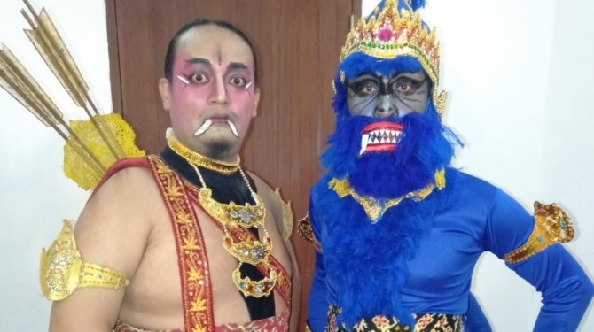 KESENIAN LOKAL: Warga Kelurahan Pandean berusaha nguri-uri kesenian wayang orang. (BAYU SANJOYO FOR JAWA POS RADAR MADIUN)