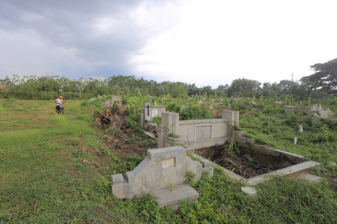 TAMBAH LAGI: Lahan bongpay yang telah disiapkan Pemkot Madiun untuk membangun satu unit menara rusun III.(ILUSTRASI: BAGAS BIMANTARA/RADAR MADIUN)