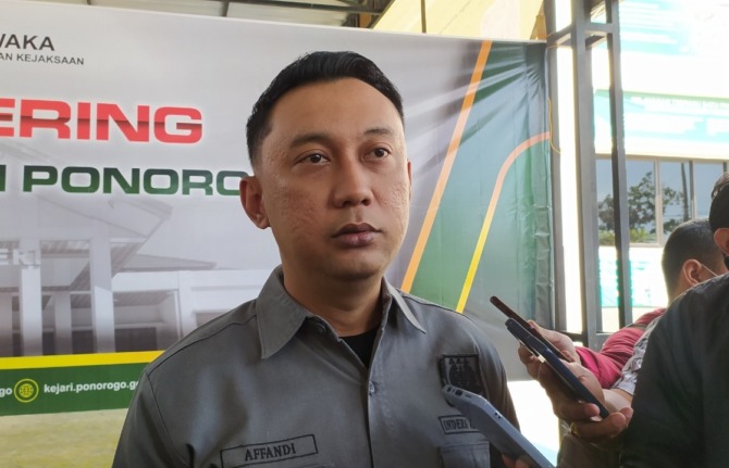 Kasi Intel Kejari Ponorogo Ahmad Affandi