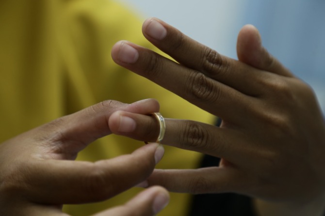 PISAH: Angka kasus perceraian di kalangan ASN Pemkab Pacitan pada tahun lalu cukup tinggi. (ILUSTRASI FOTO: BAGAS BIMANTARA/RADAR MADIUN)