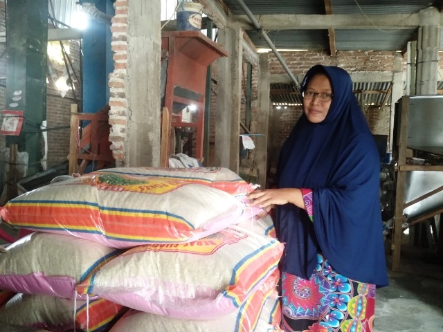 LENGANG: Kondisi penggilingan padi di Patihan yang saat ini tak banyak berproduksi. (RAHMA DWI LESTARI/JAWA POS RADAR MADIUN)