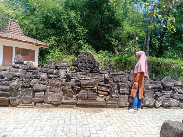 TERAWAT: Suasana Candi Sadon. Lokasi tersebut menjadi salah satu dari 19 ODCB di Magetan yang memiliki jupel. (APRILITA SARI/JAWA POS RADAR MAGETAN)