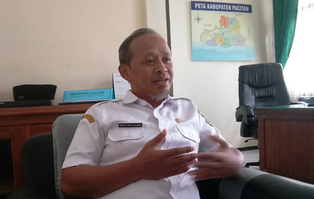 Heri Setijono, Kepala DPMD Pacitan (Dokumen/Radar Pacitan)