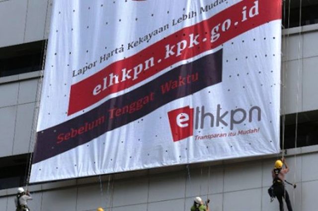 ILUSTRASI: Imbauan KPK kepada pejabat negara untuk melaporkan Laporan Harta Kekayaan Pejabat Negara (JAWAPOS.COM)