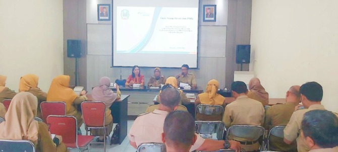 FGD: Diskusi yang digelar BPJamsostek dan DPMD Magetan berlangsung gayeng. (ISTIMEWA)