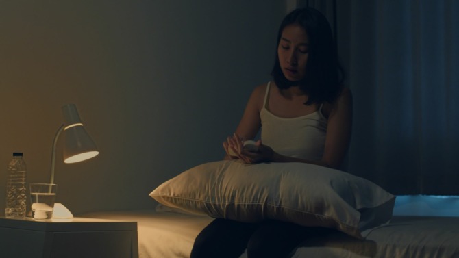 Ilustrasi lampu tidur. (FREEPIK)