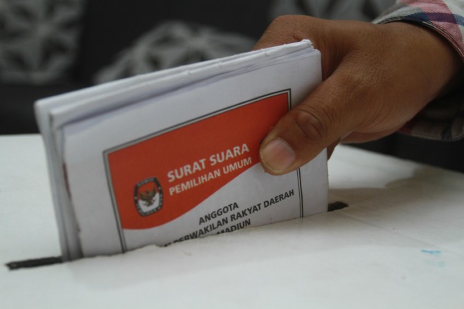 Ilustrasi Pemilu 2024. (BAGAS BIMANTARA/RADAR MADIUN)